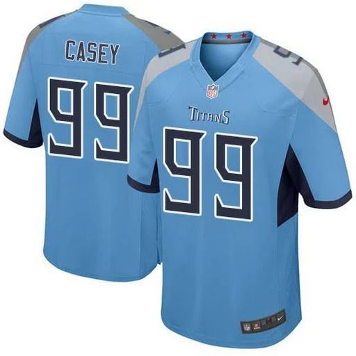 Men Tennessee Titans #99 Jurrell Casey Nike Light Blue Game NFL Jersey->tennessee titans->NFL Jersey